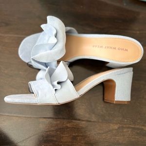 Women's Zadie Heeled Slide Sandals - Who What Wear